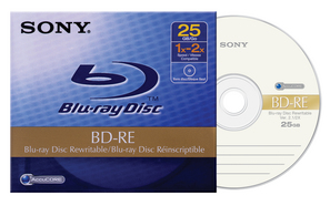 Sony Begins Shipping 25GB Single Layer Blu-Ray Discs