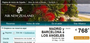 Air New Zealand launches three European websites