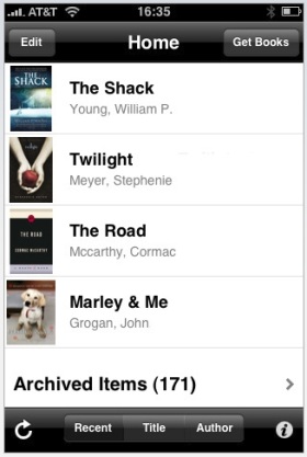 Kindle for iPhone and iPod touch now available for free from Apple's App Store