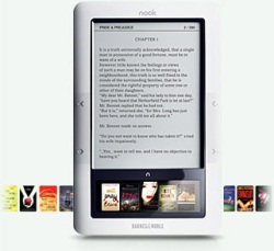 Barnes & Noble introduces nook, its wireless eBook reader