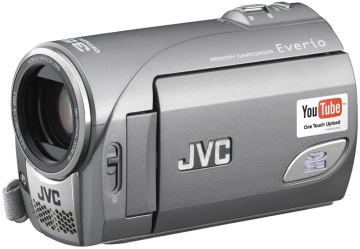 JVC GZ-MS100 uploads movies directly to YouTube