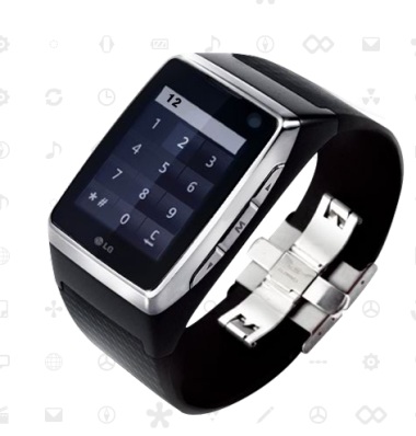 LG showcases 3G touch watch phone