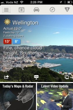 MetService brings personalised weather to smartphones