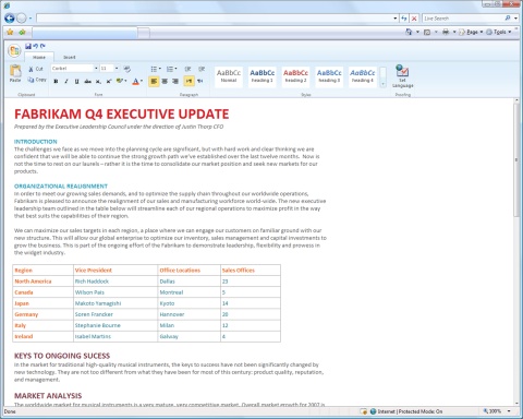 Microsoft to introduce Office Web applications