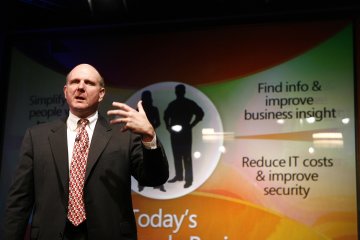 Steve Ballmer Kicks Off Microsoft Product Launch: Windows Vista, Office, Exchange Server