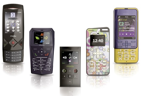 Mobile manufacturer modu unveils family of mobile phone products