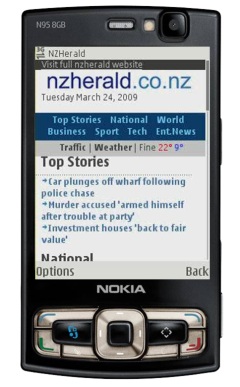 New Zealand Herald goes mobile