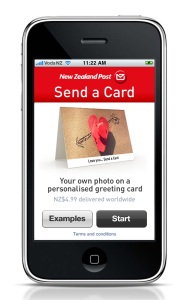 New Zealand Post launches Send a Card iPhone app