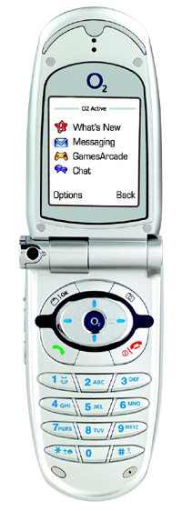 British O2 launches a camera phone to compete with Vodafone Sharp GX10