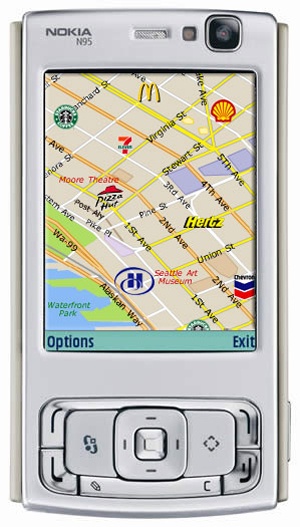 Company introduces map advertising service for mobile devices