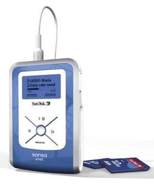 SanDisk introduces line of flash-based MP3 Players with SD Card Slot