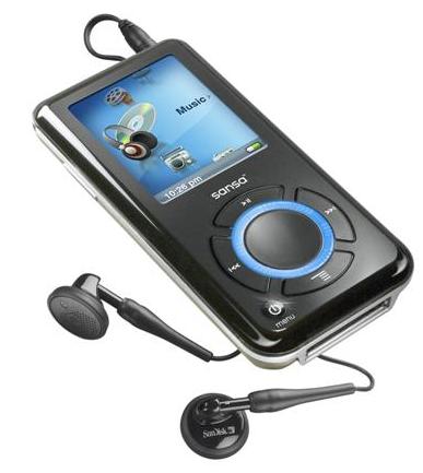 SanDisk Introduces Flash Memory MP3 Player With 8GB Capacity