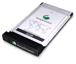 Sony Ericsson releases 3G UMTS/EDGE/GPRS PC Card