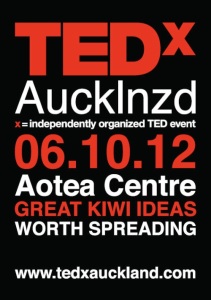 TEDxAucklnzd 2012 to bring TED style presentations to Auckland