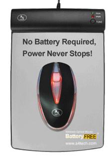 A4Tech releases optical mouse powered by RFID