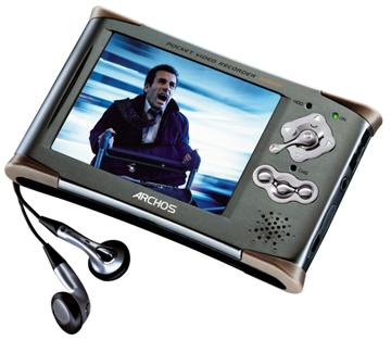 Archos introduces 100 Gigabyte portable video recorder and player