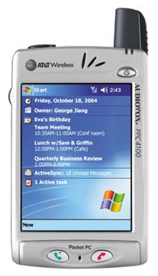 AT&T Wireless launches Audiovox PPC 4100