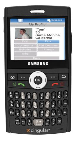 MySpace Launches Mobile Services With Cingular Wireless