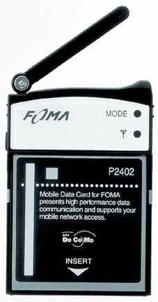 NTT DoCoMo to introduce FOMA CompactFlash Card