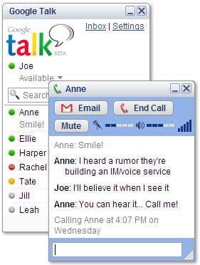 Google Introduces Google Talk Instant Messaging Service