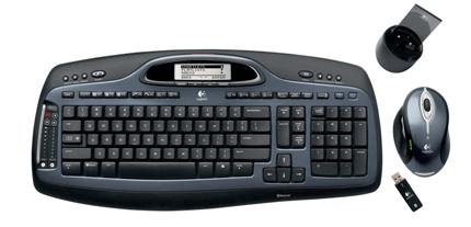 New Logitech Cordless Desktop MX 5000 Laser brings information to keyboards