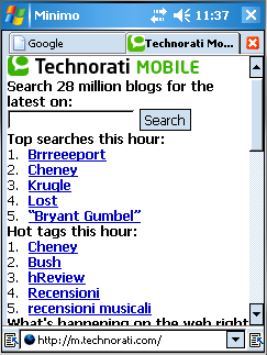 Minimo 0.13 for Pocket PC Released