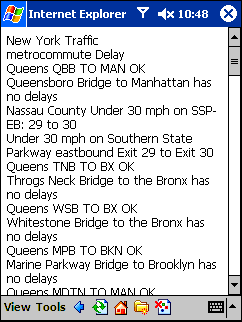 Clipping service reduces web traffic for mobile devices