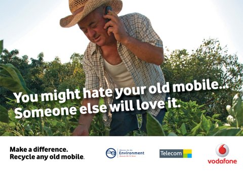 University students, Telecom and Vodafone participate in mobile recycling programme