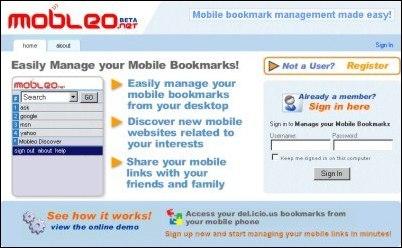 Mobleo.net Announces Mobile Bookmark Service