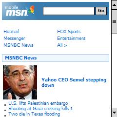 Microsoft launches MSN Mobile