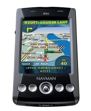 Navman shows PiN 57 Pocket PC with GPS