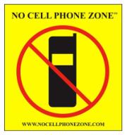 Patent for no cell phone logo granted in U.S.