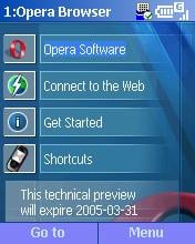 Opera browser for Windows Mobile Smartphone available as Technical Preview