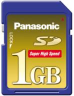 Matsushita Electric introduces 1GB SD memory card