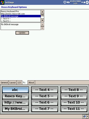 Pocket PC Addict tests Toshiba e805 and Resco Keyboard Pro