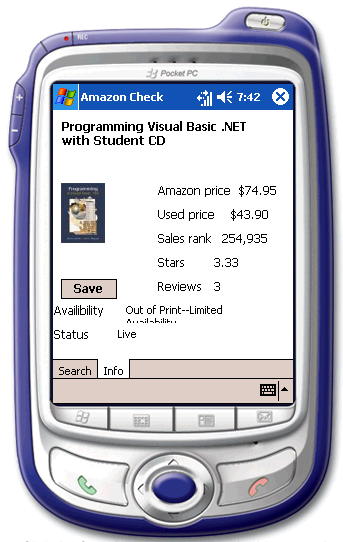 Amazon Pocket PC client