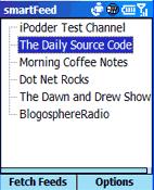 SmartFeed Mobile Podcatcher available for Windows Mobile platform