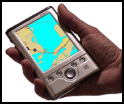 Low-cost development system for 'Tilt-Navigating' small PDA or mobile phone displays