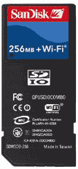Sandisk SD Wi-Fi with 256MB