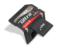 SanDisk introduces a dual-purpose SD memory card with built-in USB