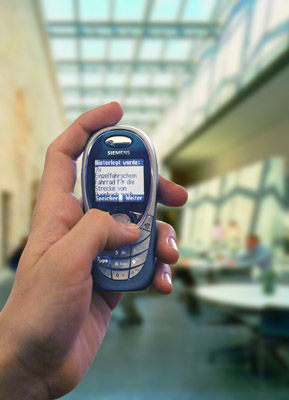 Mobile payment for buses and trains