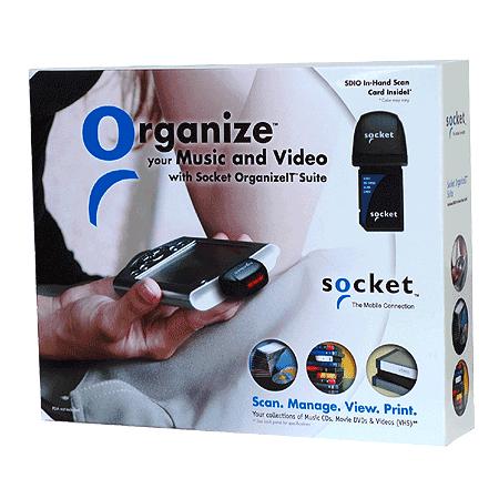 Socket introduces OrganizeIT Suite with barcode Scanning for Pocket PC and palmOne
