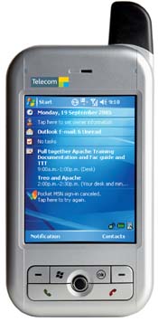 Telecom New Zealand Introduces the Apache Pocket PC Phone Edition