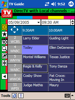 Handmark TV Guide for Windows Mobile, Palm