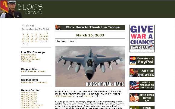 War Blogs
