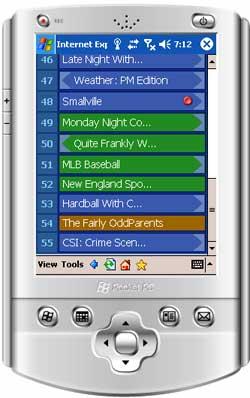 WebGuide Software For Windows MCE Allows Remote Control from Windows Mobile Devices