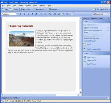 Microsoft Introduces Windows Live Writer