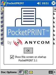 PocketPRINT for Pocket PC