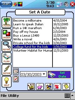 Achieve-IT! Goal Setter