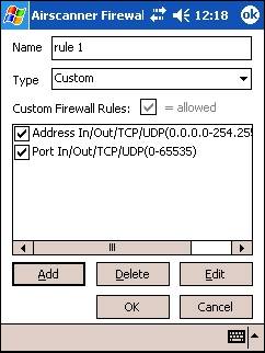 Airscanner Firewall for Pocket PC in public beta
